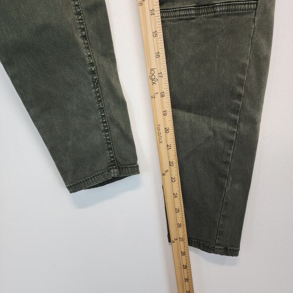 Mossimo High Rise Cargo Jeggings Size 28" Green Utility Military Gorp Indie - Picture 8 of 9